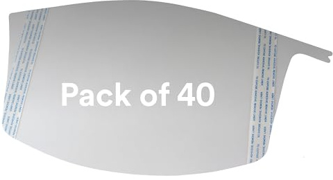 3M Versaflo Peel-Off Visor Covers M-926 for M-925 Standard Visor, 40/Case