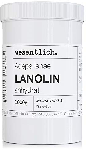 Lanolin ullfett hydrat 1 000 g – vattenfri och knappast lukt – ullvax av väsentligt.