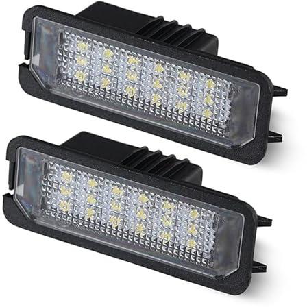 LLCTOOLS - Nummernschildbeleuchtung Langlebig & Effizient - Kennzeichenleuchte LED kompatibel mit VW, SEAT - Hochwertige Canbus LED Kennzeichenbeleuchtung - 2x Auto Kennzeichenleuchten