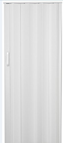 Falttür 81x201,5 Schiebetür Nischentür Kunststoff weiß Farben Höhe 201,5 cm Breite 81 cm Neu st 2