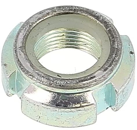 Bricovis Ecrou A Encoches Bague Nylon M10 Pas 75 Zingué