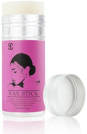 SOVONCARE Haarwachs Stick, Natürliche Edge Control Wachs Stick Haare fur Flyaway-Haarpflege 75g
