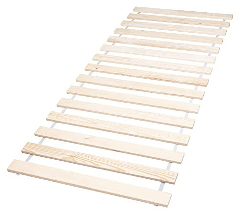 MARDOM Rollrost 140x200cm - Fertig Montiert Holz Lattenrost - Universelle Rolllattenrost - Gleichmäßige Gewichtsverteilung 15 Latten Lattenrahmen - Rollroste - Latten Rost