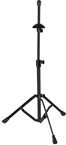 EASTROCK Posaunenständer, einziehbare Höhenverstellung, dreieckige stabile Konstruktion für Posaune in Standardgröße