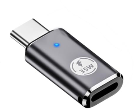 USB C to Lightning Adapter,Light-ning Female to USB-C Male Adapter 35W PD Fast Charging Compatible with iPhone15 Pro Max iPad Surface Samsung S23 Or More (C/M to Lightning/F)