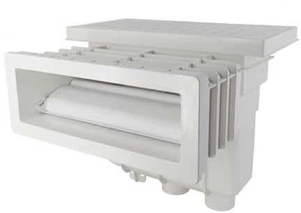 FLUIDRA Skimmers para Piscinas de la Marca Modelo Juego Completo Skimmer UNIK ABS Color Blanco - Cuerpo + Funda + Embellecedor Piscina DE HORMIGÓN SIN Insertos