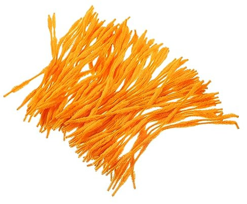 EXCEART 100st Diy-accessoires Für Kinder Diy Bastelmaterial Regenbogen-chenille-stiele Bastelmaterialien Selber Machen Diy Handwerk Handgemachte Lieferungen Biegbar Samt