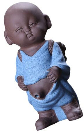 TOPBATHY Tee Haustier Baby-Mönch-Figuren Zubehör für Kungfu-Teetabletts Zubehör für Aquarien Dekor Teezeremonie Mönch Mönchstatue Aquarium Armaturenbrett Kleiner Mönch Ornamente schmücken