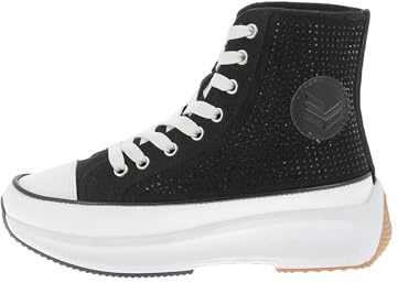KAPORAL Christa sneakers för kvinnor, Svart strass, 37 EU