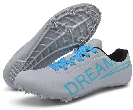 Sprint Spikes,Leichtathletik Spike Schuhe,Leichte Trainer Mit Spikes Unisex Leichtathletikschuhe Jugendsportschuhe mit Spikes,Spikes Leichtathletik rutschfeste Atmungsaktiv