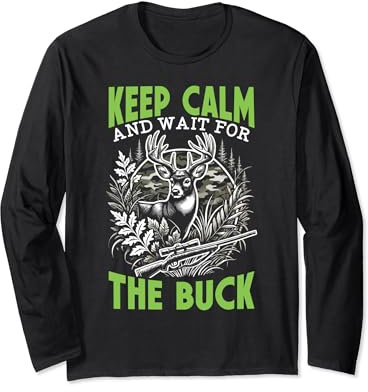 Love Deer Jagdsaison Hirschjäger Tierjäger Langarmshirt