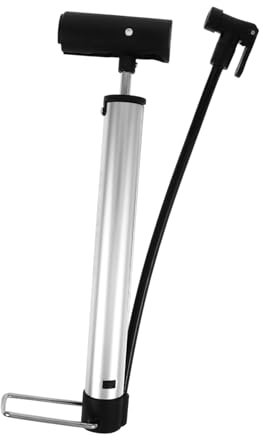 BESPORTBLE Fahrrad Standpumpe Tragbare Luftpumpe Aluminium Ergonomisch Für Fahrradreifen Bälle Mit Manometer