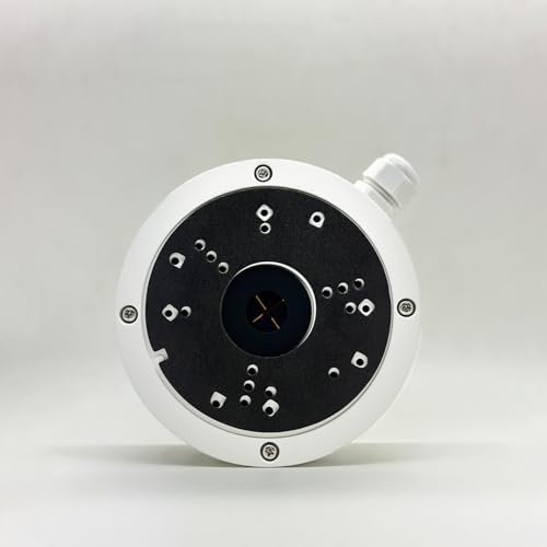 UKVISION Deep Base Junction Box Mount for CCTV Camera DS-1280ZJ-S OEM Compatible WHITE WATERPROOF JUNCTION BOX FOR CCTV DOME CAMERA W/ 2 Year WARRANTY