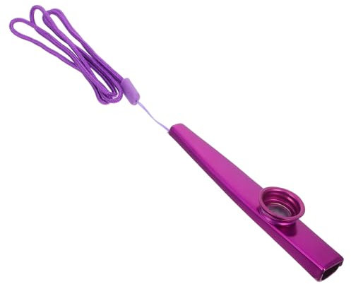 KOMBIUDA 1satz Metal Kazoo Mit Membranen Und Trageschnur Musikinstrument Für Anfänger Und Erfahrene Spieler Vielseitig Einsetzbar Perfekter Begleiter Für Ukulele Und Gitarre
