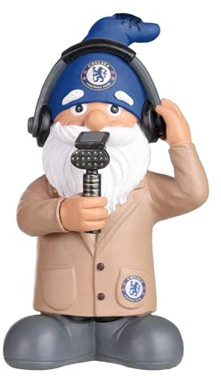 FOCO Officially Licensed Chelsea FC Football Commentator Garden Gnome