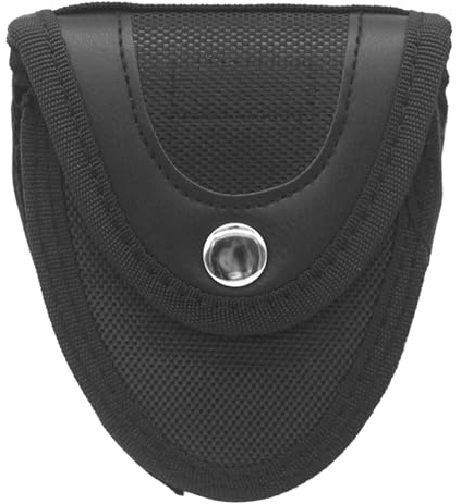 ANMITI Tragbare Handschellen Polizei Fesseln Tasche Taktische Handschellen Fall Gürtel Schlaufe Tasche Zubehör