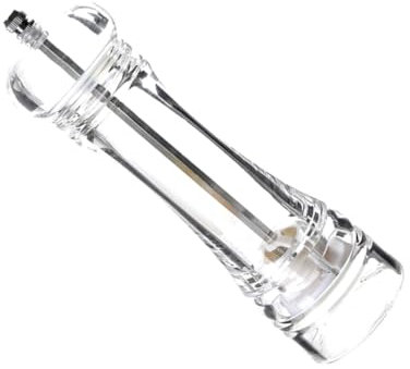 GRIRIW Manual Pepper Grinder Acrylic Body Pepper Salt Dispenser Shaker for Fine Coarse Grind