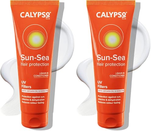 Calypso Sun-Sea UV Hair Protection with Argan Oil - 100 ml (Pack of 2)