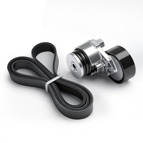 Kit Courroie Accessoire et Galet Ttendeur multi-V compatible pour Dacia Lodgy, pour Duster 1.5L/1.6L, pour Almera 2, pour Qashqai +2, pour Clio 2 3 4, pour Laguna 1 2 3 pour Thalia I/II,#K016PK1198