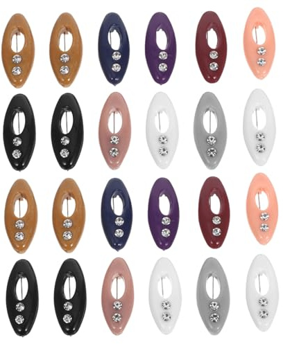 Operitacx 24 Broches De Seguridad Para Ropa Alfileres De Seguridad Para Mujer Alfiler Para Hiyab Para Chal Para Ropa