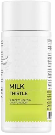 Milk Thistle, Lever Detox & Reparation Support, Icke-GMO, Vegetariskt