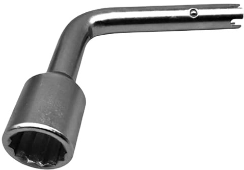 Soporte de rueda – Llave de rueda en forma de L | Herramienta de manga de elevación de bomba superior de cabina de aleación resistente | Llaves extensibles para lengüeta de coche - Llave para taller