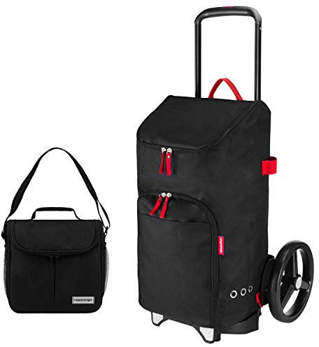 reisenthel citycruiser Rack + citycruiser Bag 45 l Einkaufstrolley schwarz + Promo Zugabe