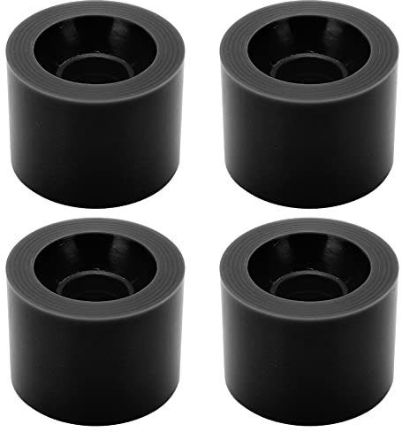 Drfeify 4pcs Skateboard Rollen, 78A Longboard Cruiser Rollen 60mm Skateboard Longboard Ersatzrollen(schwarz) Fastening Parts Fastening Hardware