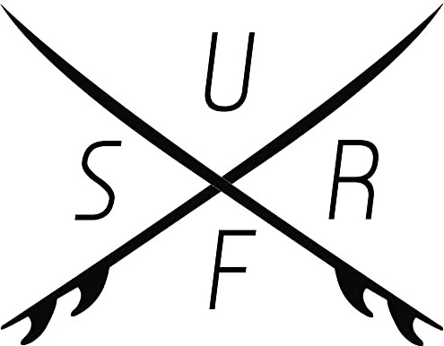 Solenzo - Surfaufkleber - Auto Motorrad Deko (Schwarz)