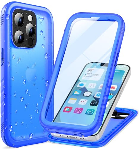 Cozycase TOP Militärschutz wasserdichte 360 Hülle Für iPhone 13 Pro Max | Outdoor Panzerhülle Full Armor Case, Vorne Hinten Komplett Schutz, Soßfest Staubschutz Baustelle Waterproof Handyhülle