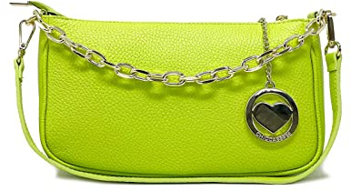 Chicca Borse Pochette Borsetta Donna in Pelle Italiana Clutch Tracollina