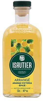 Rhum arrangé ISAUTIER – Ananas épicé – 40° - 3x50cl