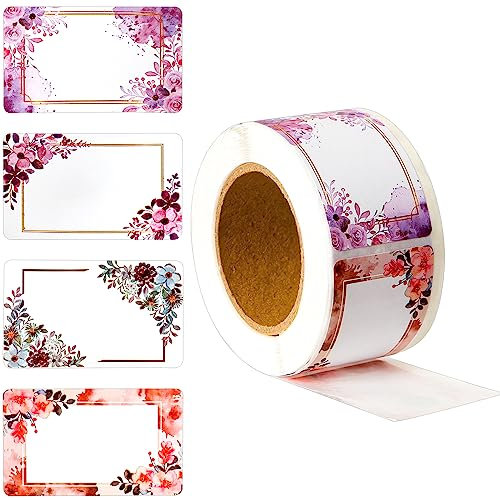 Marmeladen Etiketten 250 Stück Etiketten Selbstklebend zum Beschriften Gewürzetiketten Marmeladengläser Aufkleber Klebeetiketten für Gläser, Marmelade, Backen, Flaschen