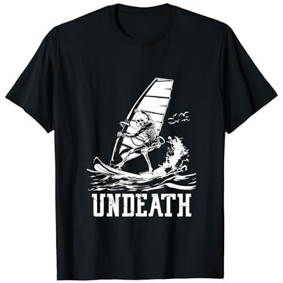 Windsurf Skelett Surfbrett - Windsurfer Windsurfen T-Shirt