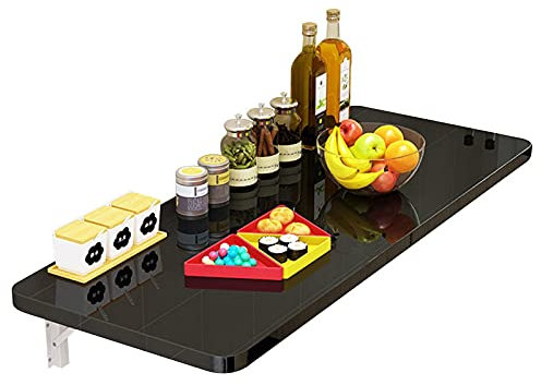 GXJBGYUSFT Wandmontierter Tisch Klappbarer Wandtisch Schreibtisch An der Wand montierte Werkbank Klapptisch Wasserdichtes, langlebiges Lagerregal für Küche, Arbeitszimmer, Balkon