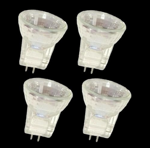 JZLBBC 4Pc 5W 12V MR8 Ampoule Halogène MR8 24V 35W Halogene Spot Lampe Basse Tension 5W 6V MR8 Blanc Chaud 12V 35W