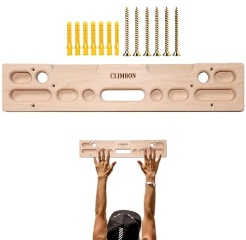 Hängebrett Aus , Hangboard Klettern, Klettern Fingerboard, Trainingsboard Kletterboard Fingerboard Griffboard Für Einsteiger Ins Klettertraining Griffbrett Klettern Geeignet Für Boulder Trainingsg