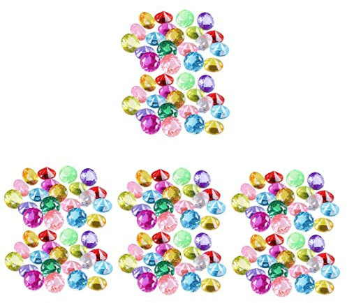 ibasenice 240pcs Pool Toys for Boys and Girls Years Old Acrylic Gemstone Diving Game Toys for Boys and Girls