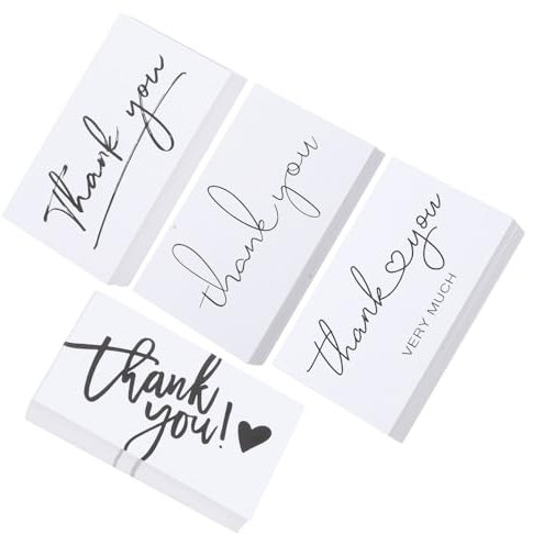 Tofficu 4taschen Dankeskarten Für Unternehmen Süße Dankeskarten Zum Verpacken Von Geschenken Für Visitenkarten in Großen