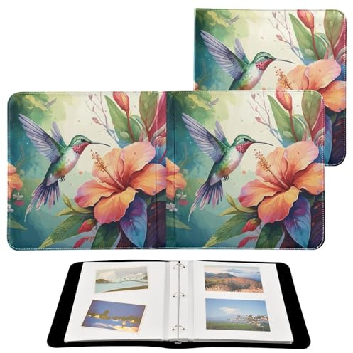 JUMBEAR Grande album fotografico autoadesivo con 20 pagine, album fai da te, per matrimoni, famiglia, bambini, vacanze, colibrì