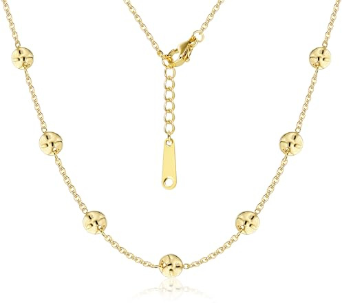 ALEXCRAFT 14K Gold Ketten Zirkonia Silber 925 Halsketten für Damen Frauen | Zirkonia Halskette ohne Anhänger Stapelbare Schlüsselbeinkette Damen Frauen Einzelne Halsketten 42cm Kette Schmuckgeschenke
