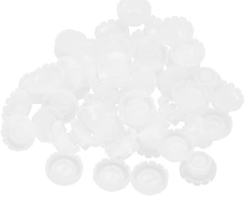 Tomotato Porte-Anneau à Cils Jetable, Support Adhésif Design Fleur avec Double Cupule Insérable pour Extensions de Cils Professionnelles ou Personnelles Outil de Greffe 100Pièces