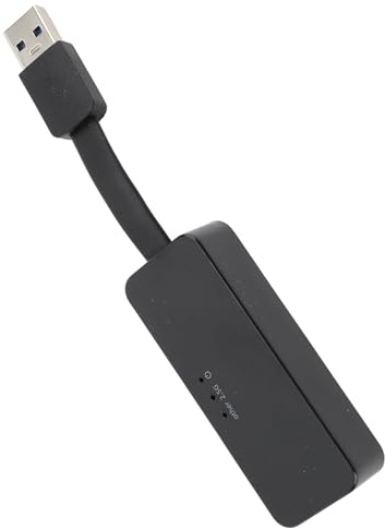 Haofy USB 3.0 Al Adaptador Ethernet Gigabit 1000Mbps Adaptador de LAN Cableado para la Computadora Portátil, Compatible hacia Atrás con USB 2.0, Ideal para Zonas Muertas WiFi, Material de Plástico