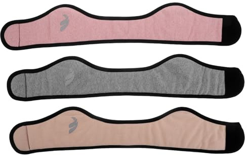 OUNONA 3 pezzi di cuffie antirumore per dormire: fascia antirumore invernale, scalda orecchie, maschera per dormire, per uomini e donne, viaggi in aereo