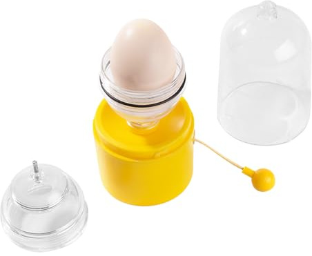 Batidora manual de yemas de huevo - Herramienta de mezcla de cocina portátil y manual, fabricante de huevos de oro con tecnología rotativa, batidora centrífuga con inserto de silicona para la