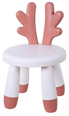 Tubayia Kunststoff Kinderhocker Kinderstuhl Baby Kinder Sitzhocker für Kinderzimmer Kindergarten (Typ A Rosa)