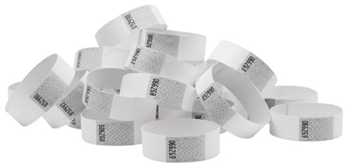 Pack Pulseras de Identificación Tyvek® Lisas para Control de Acceso