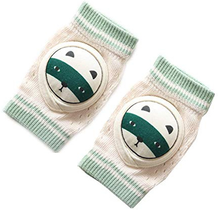 Molinter Baby Knieschoner Knieschützer Breathable Verstellbare Knie Krabbeln Set mit Schwamm 0-4 Jahre Junge Mädchen