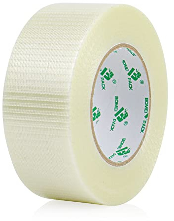 Filamentklebeband Bidirektional, Verstärkt Filamentband 50 mm x 50 m, 1 Rollen