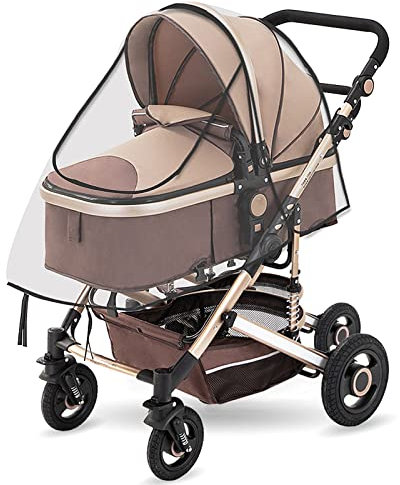 Universal Kinderwagen ​Regenschutz, Universal Komfort Regenschutz,Universal Regenschutz, für Buggy und Sportwagen Kinderwagen, Gute Luftzirkulation, Schadstofffrei